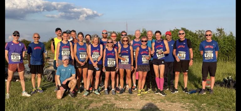 Runners gather for Arena Hill Race 2023